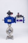 DN25-DN250 Segment Ball Valve with PTFE Seat Material for Carbon Steel